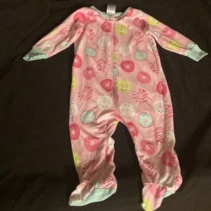 Pink one piece with donuts